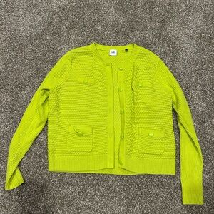 CAbi Bright Green Women's Cardigan